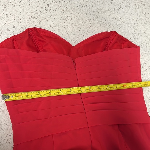 Mari Lee by Madeline Gardner Red Formal Dress Gown - Picture 10 of 12
